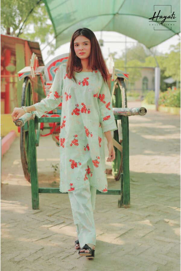 Printed  | 2 Piece Lawn - Pista Green | Unstitched