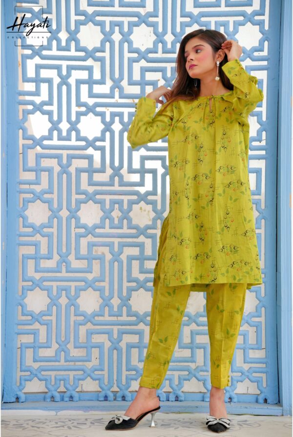 Printed  | 2 Piece Lawn - Green | Unstitched